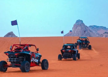 Sunset Excitement: CAN-AM Dune Buggy