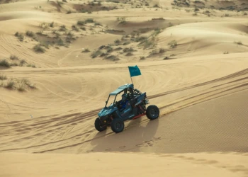 Desert Solo Sunset: Dune Buggy Ride